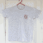 SUN FACE LIGHT GREY TEE